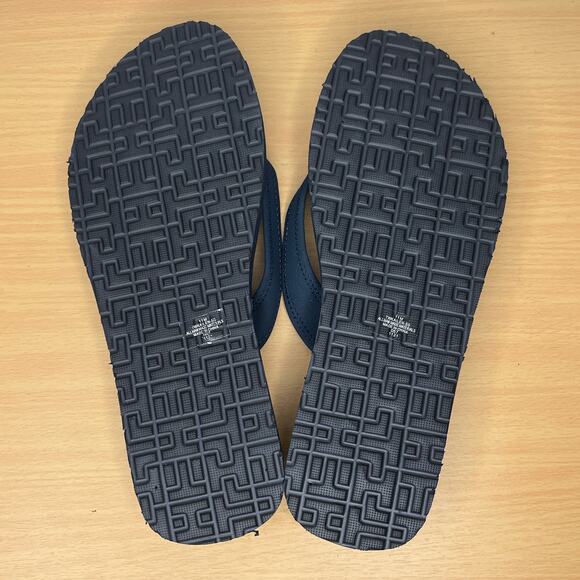 Tommy Hilfiger Women's Navy Blue Thong Kailen Flip Flop Sandal Size 11 - Picture 6 of 8